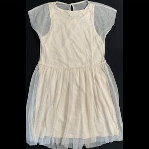 ZARA 2pc Glitter Chiffon Girls Dress